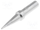 Tip; chisel; 0.8x0.4mm; for  WEL.LR-21 soldering iron