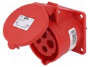 Connector: AC supply 3-phase; socket; female; 32A; 400VAC; IP44