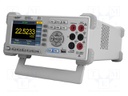 Benchtop multimeter; LCD 5,5" (480x320); Sampling: 150x/s
