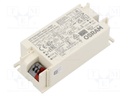 Power supply: switched-mode; LED; 40W; 20÷50VDC; 500mA÷1.05A; IP20