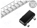 Transistor: PNP; bipolar; 60V; 1A; 270mW; SOT23