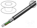 Wire; RS232; stranded; Cu; Al-PET foil; PVC; chrome; 152m