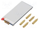 Display: e-paper; 2.9"; 296x128; Window dimensions: 66.89x29.05mm