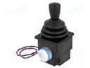 Joystick; 1- axis; 5kΩ; -20÷55°C; 5000000cycles; Linearity: ±2 %