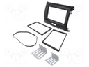 Radio mounting frame; Ford; 2 DIN; black