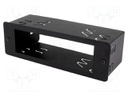 Mounting half frame for CB radio; with center hole; 140x41mm
