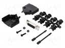 D-Sub; PIN: 15; plug; female; stamped and formed contacts