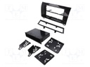 Radio mounting frame; Toyota; 1 DIN,2 DIN; black gloss