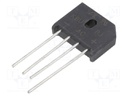 Bridge rectifier: one-phase; Urmax: 600V; Ifsm: 175A; KBU; If: 8A