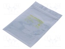 Protection bag; ESD; L: 355mm; W: 254mm; Thk: 75um; 100pcs; <10GΩ
