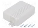 Enclosure: multipurpose; X: 63mm; Y: 90mm; Z: 32mm; with fixing lugs
