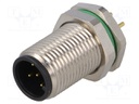 Socket; M12; PIN: 5; male; A code-DeviceNet / CANopen; THT; IP67