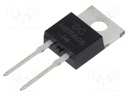 Diode: rectifying; THT; 400V; 8A; tube; Ifsm: 125A; TO220A; 1.1÷1.4mm