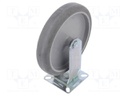 Transport wheel; Ø: 125mm; W: 27mm; H: 157mm; rigid; 120kg