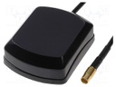 Antenna; inner; GPS; MCX-C; socket; straight; Len: 5m; magnet; 15mA