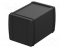 Enclosure: with panel; ALUBOS; X: 84mm; Y: 100mm; Z: 82mm; aluminium