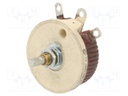 Potentiometer: shaft; 4Ω; 50W; 6.35mm; Shaft: D spring; wirewound