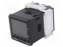 Temperature Controller, Digital, 48x48mm, E5CC Series, Relay Output, 100-240Vac