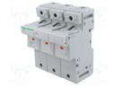 Fuse base; DIN; Poles: 3