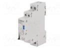 Relay: installation; bistable; NC + NO; Ucoil: 230VAC; 32A; IP20