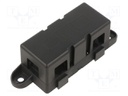 Fuse acces: fuse holder with cover; 500A; screw; Leads: M8 screws