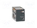 Relay: electromagnetic; DPDT; Icontacts max: 12A; 12A/250VAC