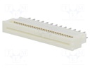 Connector: FFC (FPC); angled 90°; PIN: 26; THT; 200V; 1A; tinned