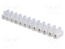 Terminal block; screw terminal; ways: 12; 6÷16mm2; terminals: 24