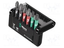 Kit: screwdriver bits; Pcs: 6; Phillips,Pozidriv®,Torx®; 50mm