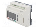 Programmable relay; IN: 12; Analog..in: 6; OUT: 6; OUT 1: relay; DIN