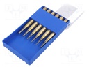 Kit: punches; 6pcs.