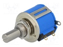 Potentiometer: shaft; multiturn; 2kΩ; 2W; ±5%; 6.35mm; linear; IP40