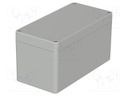 Enclosure: multipurpose; X: 80mm; Y: 160mm; Z: 85mm; EUROMAS; ABS