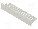 Stopper; vented; for enclosures; grey