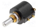 Potentiometer: shaft; multiturn; 10kΩ; 2W; ±3%; 6.35mm; linear; IP50