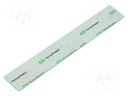 Tape: heat transfer; L: 130mm; W: 20mm; D: 2mm; 6W/mK; V: double-sided