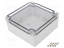 Enclosure: multipurpose; X: 135mm; Y: 135mm; Z: 60mm; ZP; ABS; IK07