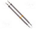 Tip; bent chisel; 1.78mm; 350÷398°C; for TZ-KIT-2 hot tweezers