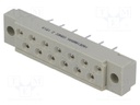 Socket; DIN 41617; female; PIN: 13; THT; straight; 4A; 250V; B: 30mm