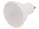 LED lamp; neutral white; GU10; 230VAC; 400lm; 4.5W; 110°; 4000K