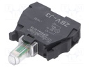 Illuminating unit; 22mm; Harmony XB4; -25÷70°C; Illumin: LED