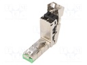 Plug; RJ45; PIN: 8; gold-plated; Layout: 8p8c; for cable; IDC