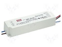 Power supply: switched-mode; LED; 40.08W; 12VDC; 3.34A; 90÷305VAC