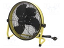 Fan: AC; 50W; 220÷240V; Ø: 300mm; Len: 1.5m; 400x380x220mm; metal