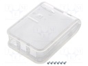 Enclosure: for computer; Raspberry Pi B+,Raspberry Pi2; ABS