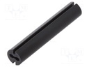 Spacer sleeve; LED; Øout: 4.8mm; ØLED: 3mm; L: 26mm; black; UL94V-0