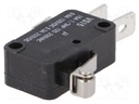 Microswitch SNAP ACTION; with lever (with roller); SPDT; Pos: 2