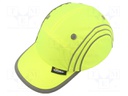 Light helmet; adjustable; Size: 58÷62mm; yellow; CE,EN812