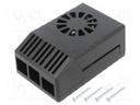 Enclosure: for computer; Raspberry Pi 4 B; RPI-4B-4G,RPI-4B-8G