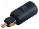 Cigarette lighter plug; screw terminal; 8A; Sup.volt: 12÷24VDC